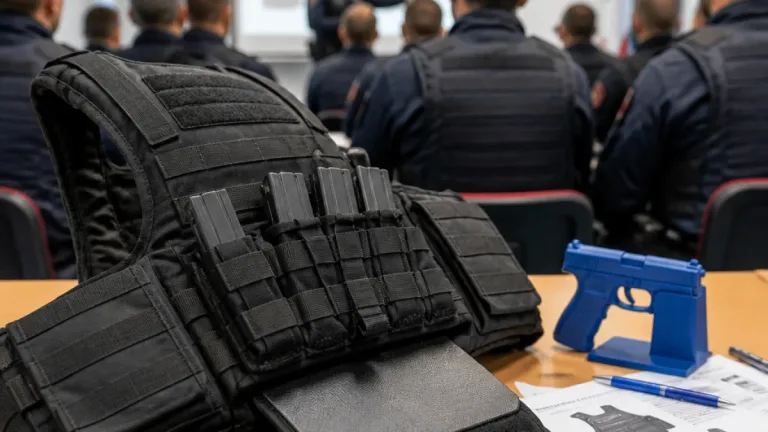 Ragusa, la Questura presenta il nuovo gilet tattico per gli agenti