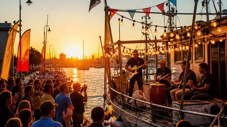Ravenna: musica e inclusione sul molo, i Busker a Vela animano la Festa della Cozza