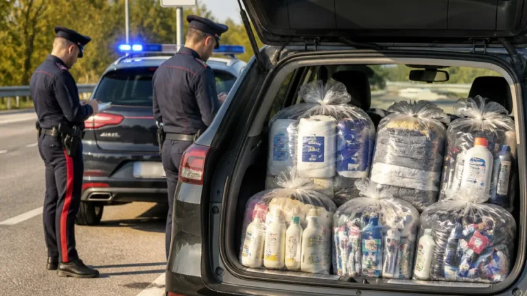 Recuperati oltre 6.000 euro di merce rubata: due denunciati dopo il fermo ad Este