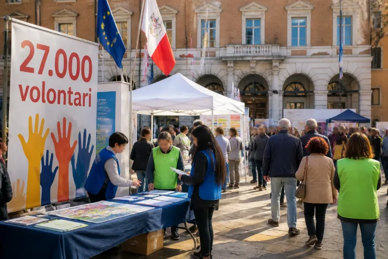 Reggio Emilia candidata a Capitale europea del volontariato: in campo 27.000 volontari