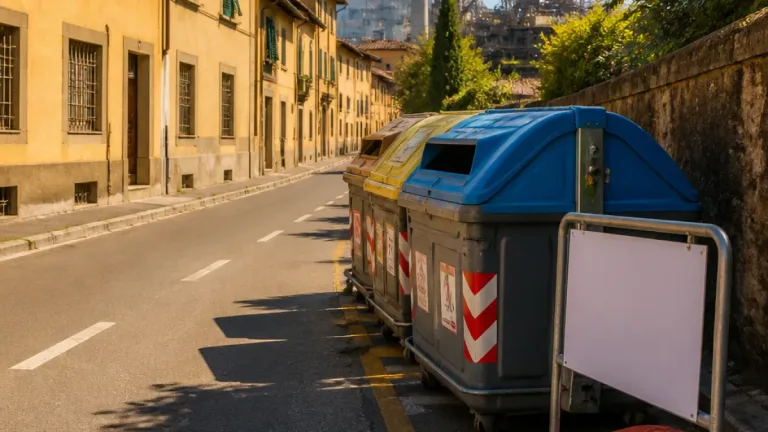 Rifiuti, raccolta del multimateriale sospesa: disagi anche a Pistoia