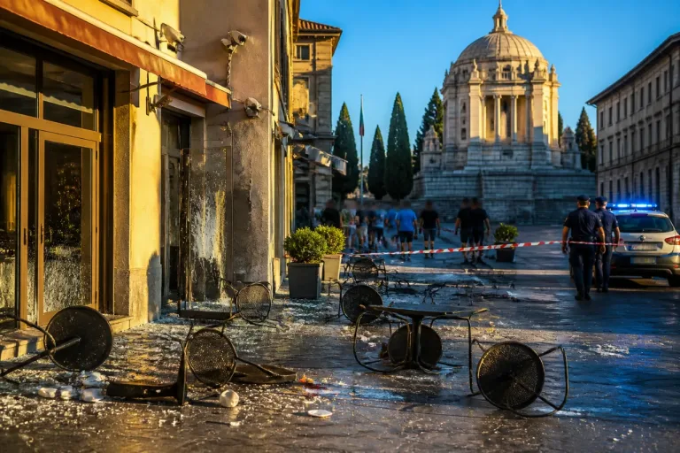 Rissa in centro a Viterbo al Sacrario: sette-otto persone a pugni tra i tavolini