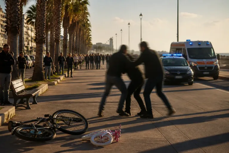 Rissa sul lungomare di Crotone dopo un urto in bici: tre ai domiciliari