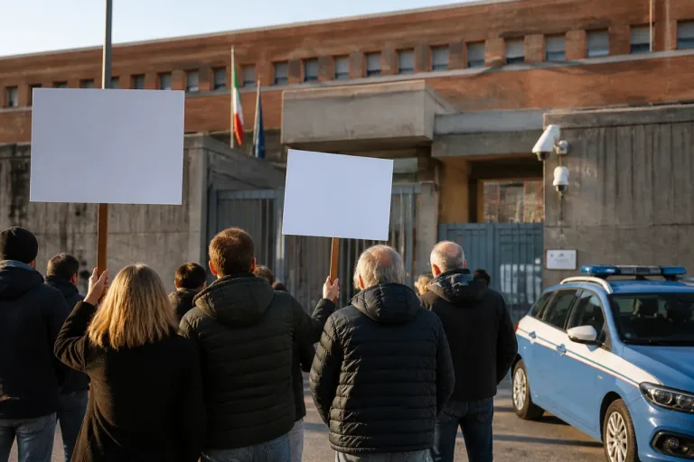 Rovigo, sit-in al minorile: residenti esasperati chiedono più controlli