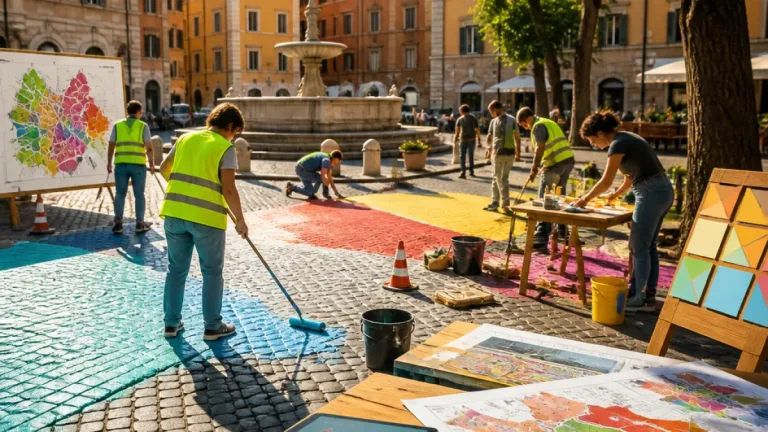 Roma lancia «Spazi a Colori»: 700mila euro per trasformare piazze e strade dei 15 Municipi