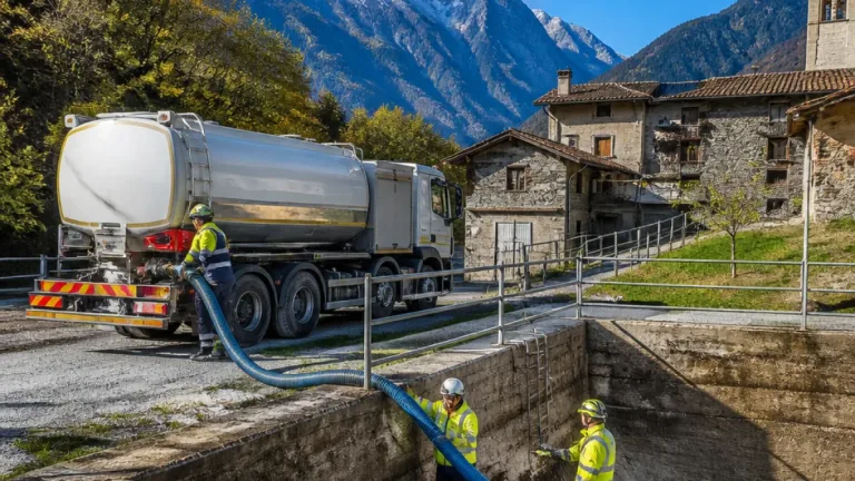 Samolaco: frazione Monastero resta senz'acqua, intervento con autobotte della Protezione civile