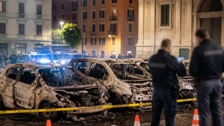 Savona: arrestato a Sassello l’esecutore dell’incendio di auto in piazza Brennero