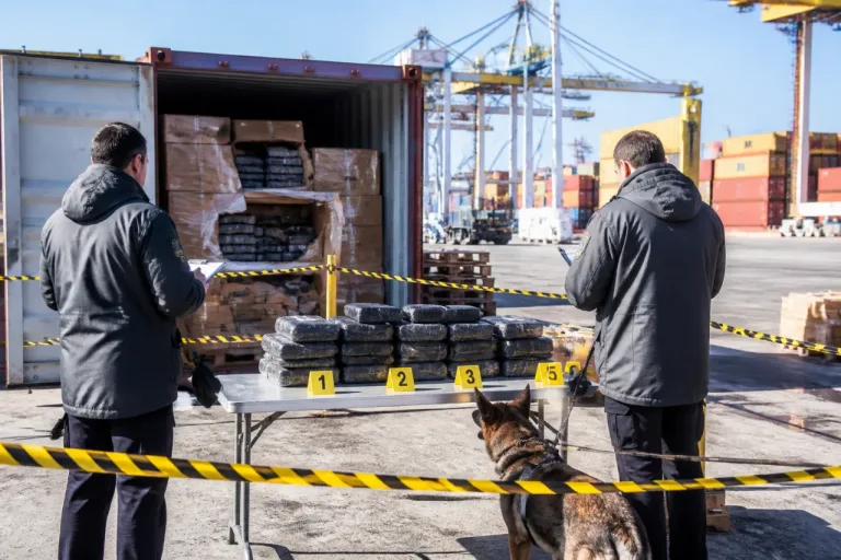 Savona, blitz al porto di Vado: sequestrati oltre 340 kg di cocaina in container di platani