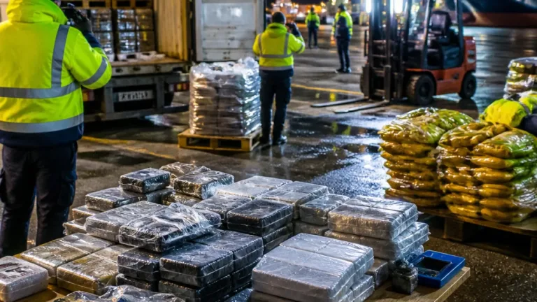 Savona, maxi sequestro di cocaina nascosta in pallet di banane al porto di Vado