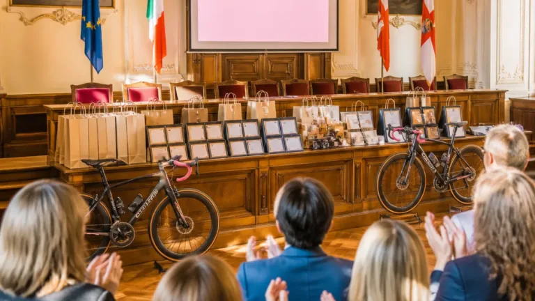 Savona premia i negozi protagonisti delle «Vetrine in Rosa» per il passaggio del Giro d’Italia