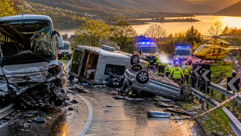 Scontro frontale sulla Ternana: sei morti e decine di feriti vicino al Lago di Ventina