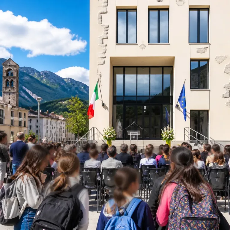 Mattarella ad Amatrice: la scuola deve includere e creare coesione, “è aperta a tutti”