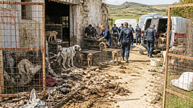 Sequestrato casolare a San Giuseppe Jato: circa 100 cani trovati in condizioni disastrose