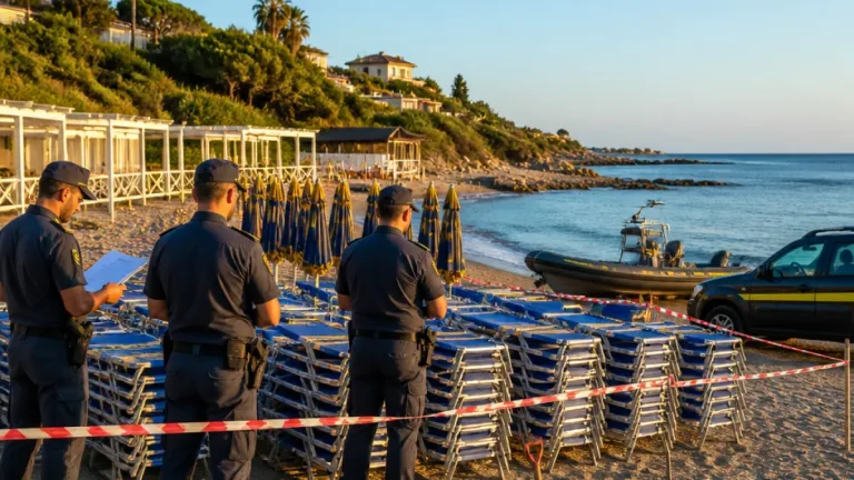 Sequestri a Ricadi: rimosse attrezzature da spiaggia, due titolari denunciati