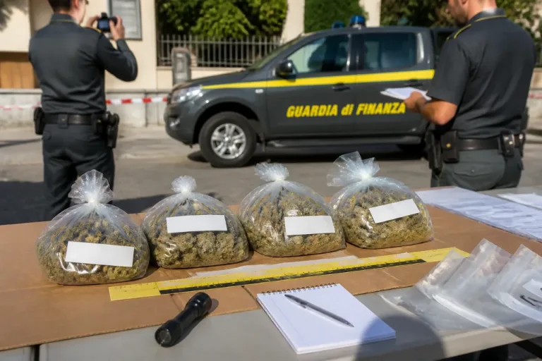 Sgominata rete italo‑albanese: sequestrati 4,5 kg di marijuana anche nel Lecchese