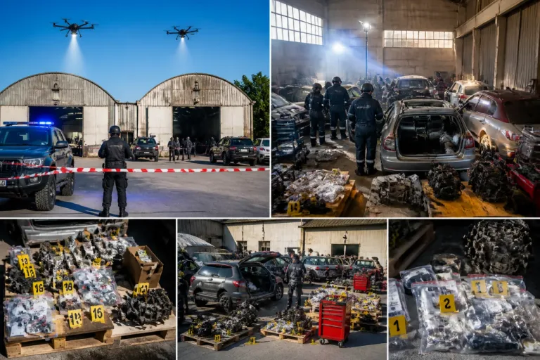 Smantellata centrale del riciclaggio di auto rubate: sei arresti tra San Cesareo e Roma