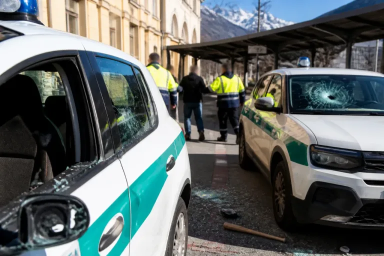 Sondrio, raptus alla stazione: arrestato uomo che ha distrutto le auto della Polfer