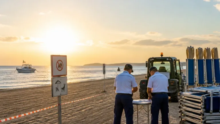 Spiaggia di Cirò Marina restituita ai bagnanti dopo lo sgombero di ombrelloni abusivi