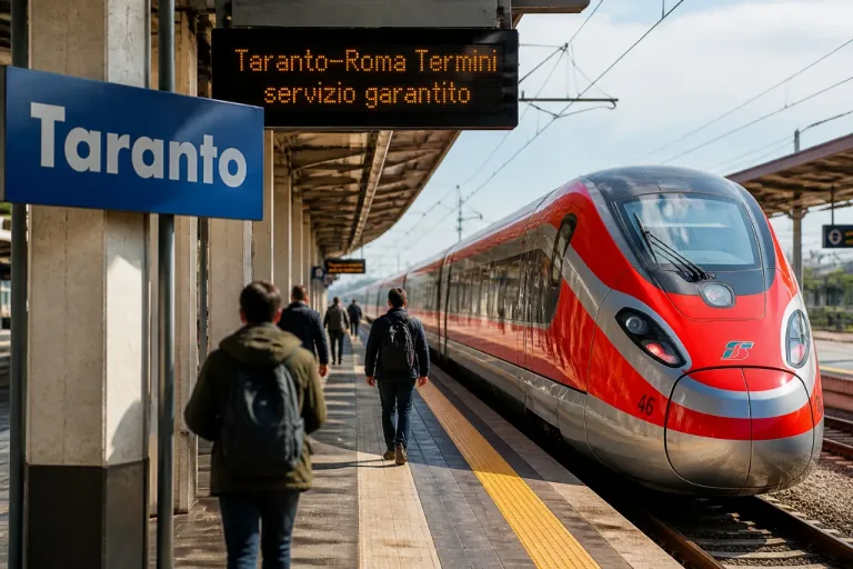 Frecciarossa Taranto-Roma, la Regione stanzia fondi: collegamento salvato