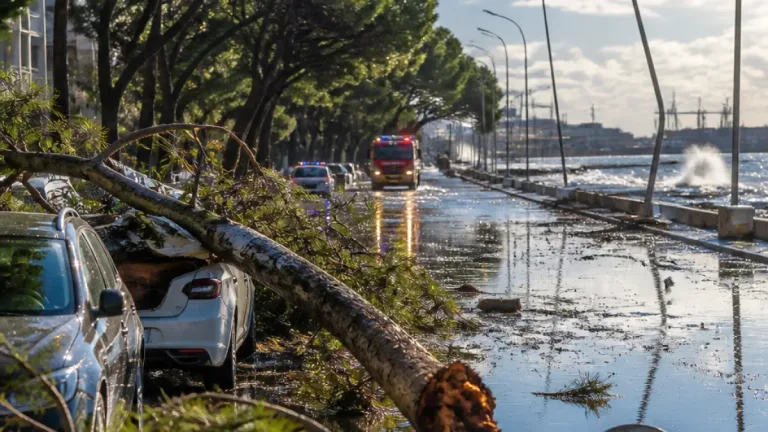 Tempesta sul Goriziano: raffiche fino a 94 km/h, decine di interventi e allagamenti