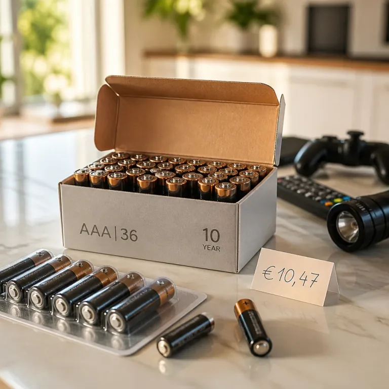 Batterie Amazon Basics AAA: confezione da 36, 10 anni di conservazione e prezzo indicativo