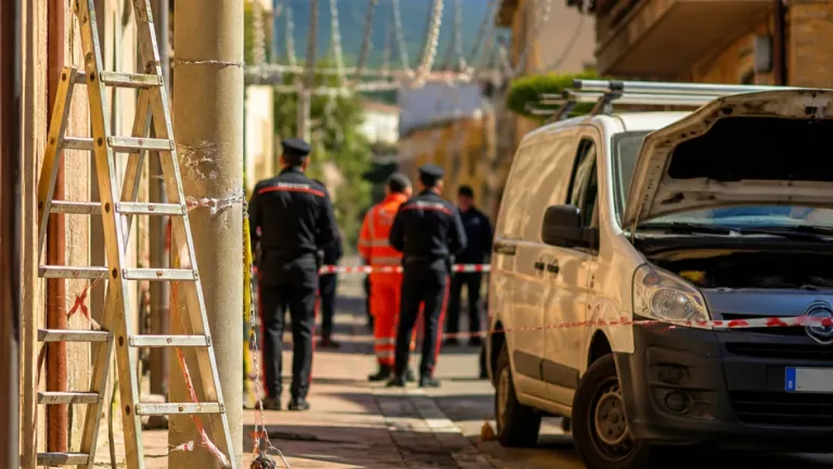 Tragedia a Calanna: elettricista muore folgorato durante il montaggio delle luminarie