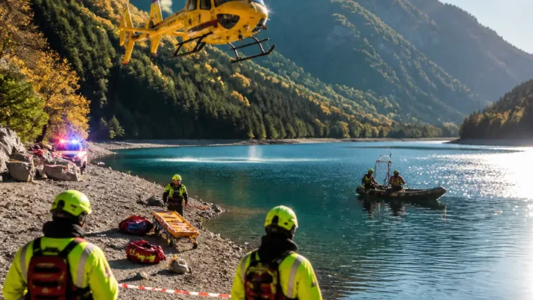 Tragedia al lago di Speccheri: donna muore dopo una caduta da un ghiaione