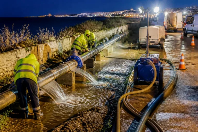 Tre perdite alle condotte di Dammusi dopo blackout: possibili cali di pressione e disagi all’acqua a Siracusa