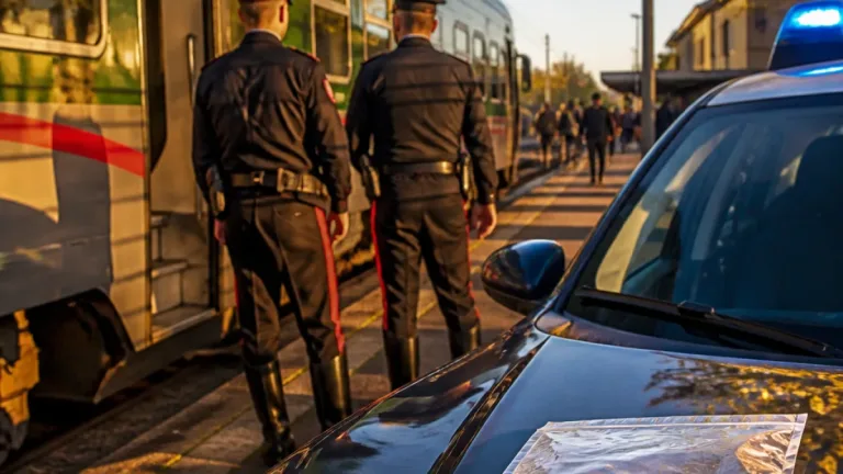 Treno Parma–Brescia fermo a Canneto: 39enne in escandescenze, sequestrato un coltello