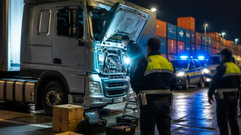 Trento, camion fermato all’Interporto: patente falsa e centralina manomessa