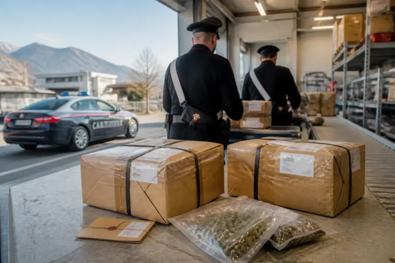 Trento, sequestrati 2,7 kg di marijuana: denunciato un ventenne della Valsugana