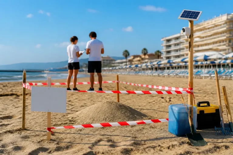 Trovato a Terracina il quinto nido di caretta caretta in provincia: area perimetrata e monitoraggio attivo