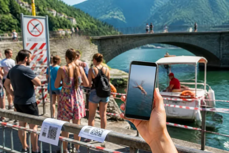 Tuffi virali e turismo selvaggio: a Nesso cresce la protesta contro i video per i social