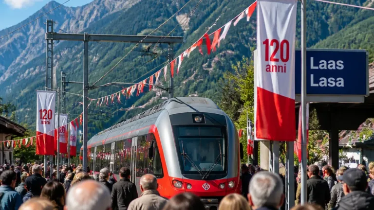 Val Venosta, 120 anni di ferrovia: festa a Lasa e nuove prospettive di collegamento