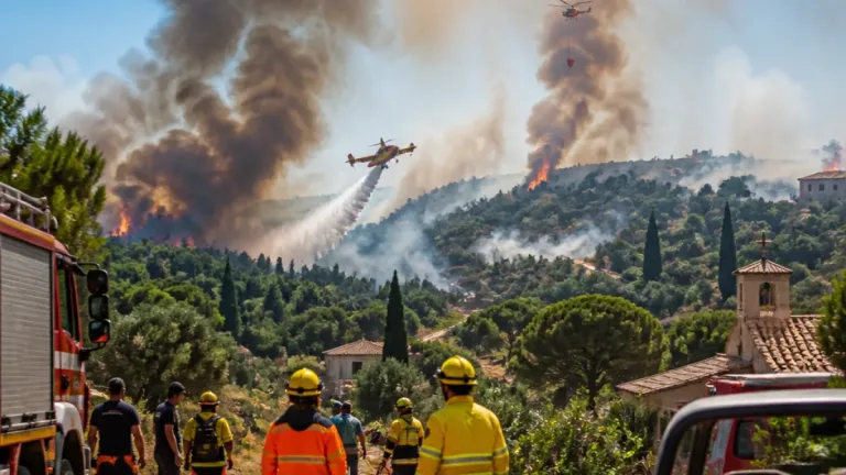Vasto incendio in provincia di Roma: più fronti tra sud, Castelli e comuni a nord