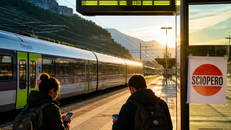 Venerdì 24 luglio: sciopero ferroviario nazionale e regionale, orari garantiti e possibili disservizi