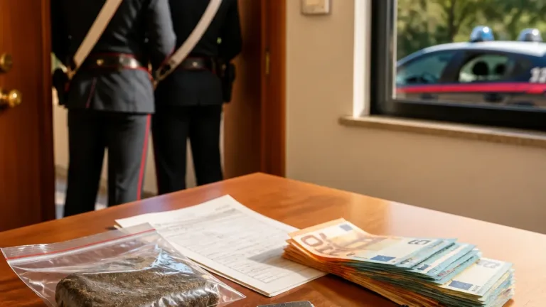 Verbania, arrestato un 20enne: sequestrati 157 grammi di hashish e quasi 1.500 euro