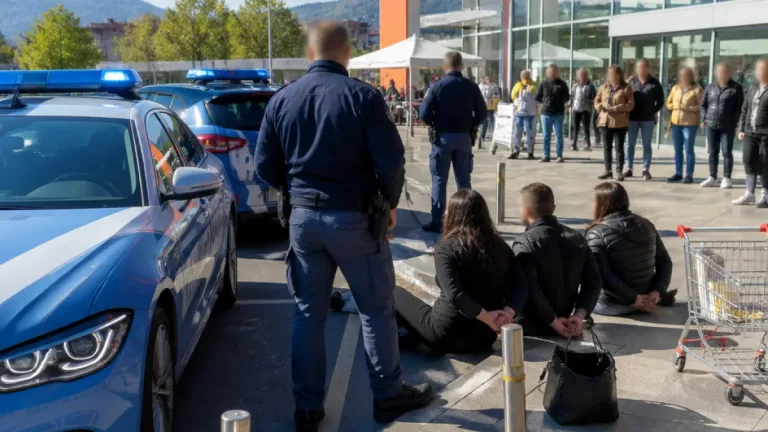 Verbania: Polizia arresta tre persone sorprese a tentare un furto vicino a supermercato