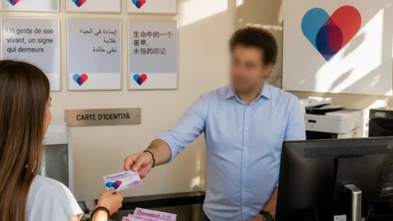 Vicenza, all'anagrafe in distribuzione le Donocard per informare sulla donazione di organi