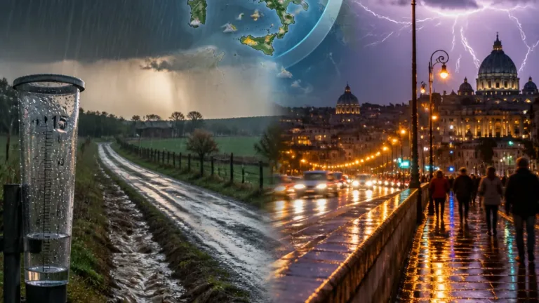 Violenti temporali nel Lazio: bomba d'acqua nel Reatino e temporali su Roma, poi rapido rialzo delle temperature