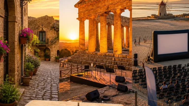 Weekend 18-19 luglio nel Trapanese: cortili di Erice, Segesta e cinema a San Vito