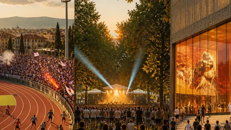 Weekend a Firenze: atletica tricolore, concerti e mostra immersiva tra stadio, parco e Teatro Romano