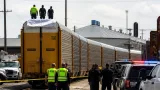 Elkhart homicide unit investigates after woman found atop stopped train car