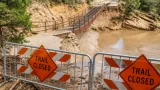 Flooding forces full trail closure and road washouts at Castlewood Canyon State Park