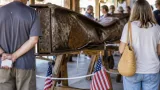 Ground Zero steel beam arrives in Glover for 25th anniversary, stays on view at Currier’s Market