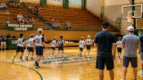 Kelvin Sampson returns to Montana Tech, helps lead youth basketball camp on court named for him