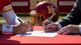 Lafayette High running back Jaden Celestine signs NIL agreement with KOK