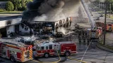Massive blaze levels Richmond auto shop; state fire marshal opens investigation