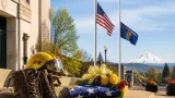 Oregon flags lowered to honor wildland firefighter killed in Mount Hood National Forest blaze