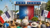 Rob Sand urges unity, pledges cross‑party cabinet during Iowa State Fair speech